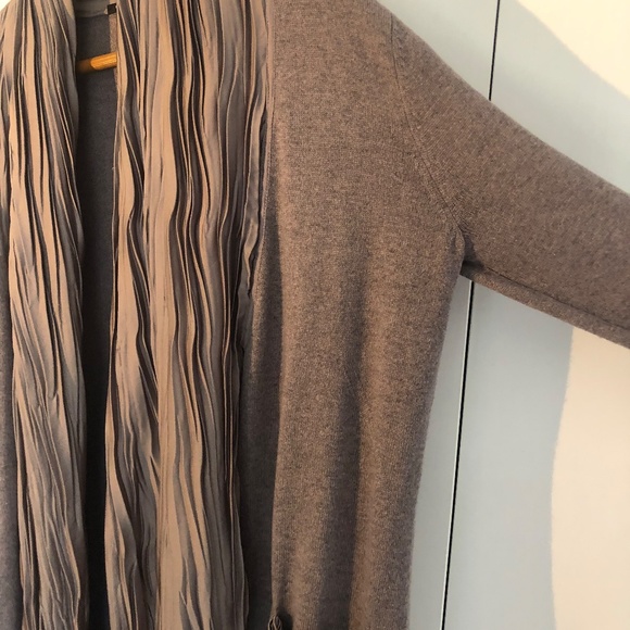 SOLD! Luisa Cerano wool / silk long sleeve cardigan size M-L - Picture 5 of 11